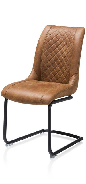 Habufa Armin Dining Chairs-Dining Chairs-Habufa-Cognac-Against The Grain Furniture