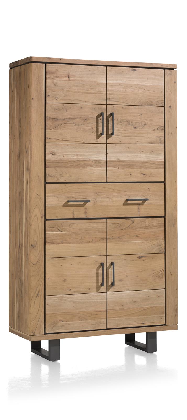 Habufa Quebec Tall Storage Cabinet-storage cabinet-Against The Grain Furniture-[Furniture Village Detroit]-[Habufa Detroit]-[solid wood furniture]-Against The Grain Furniture