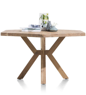 Habufa Quebec Dining tables-Dining Tables-Habufa-130 x 150-Solid Wood Legs-Against The Grain Furniture