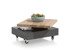 Habufa Quebec Coffee table, Revolving Top.-bookcase-Against The Grain Furniture-[Furniture Village Detroit]-[Habufa Detroit]-[solid wood furniture]-Against The Grain Furniture