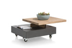 Habufa Quebec Coffee table, Revolving Top.-bookcase-Against The Grain Furniture-[Furniture Village Detroit]-[Habufa Detroit]-[solid wood furniture]-Against The Grain Furniture