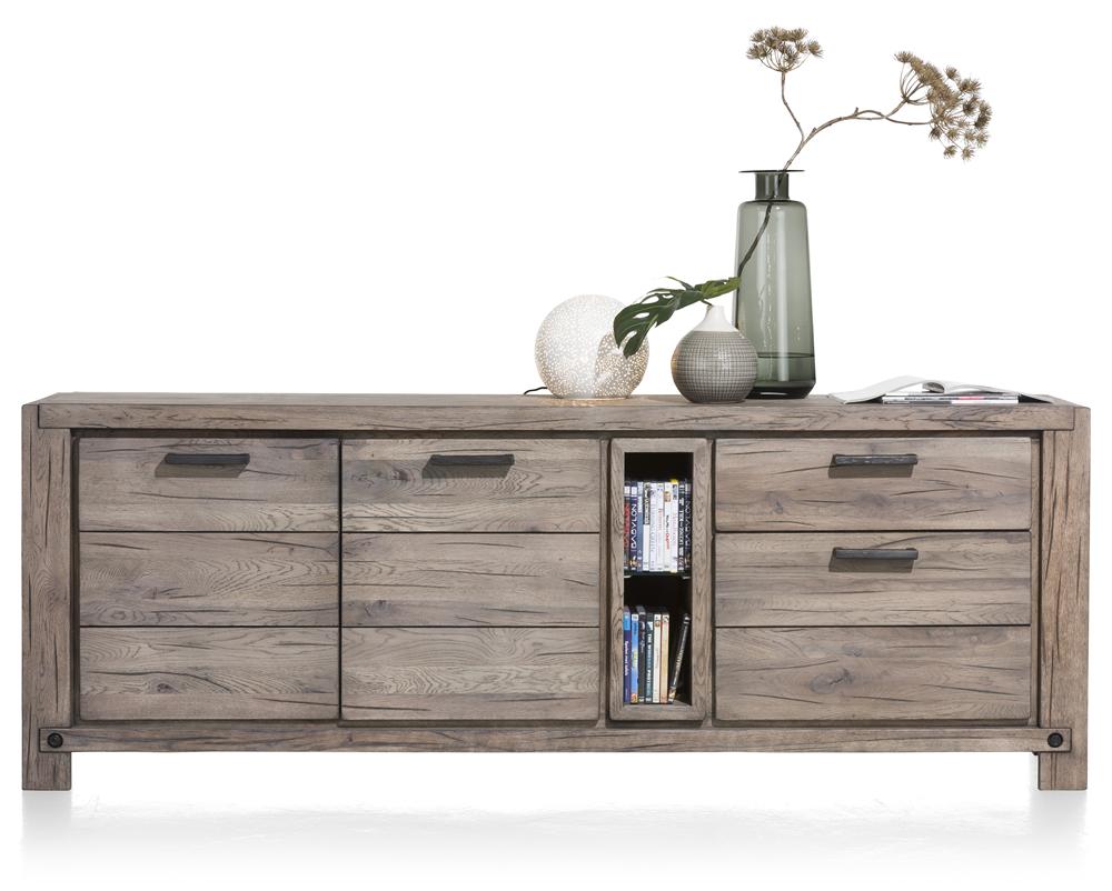 Habufa Maestro and Maitre Sideboards-Sideboard-Habufa-190-Natural-Wood top-Against The Grain Furniture