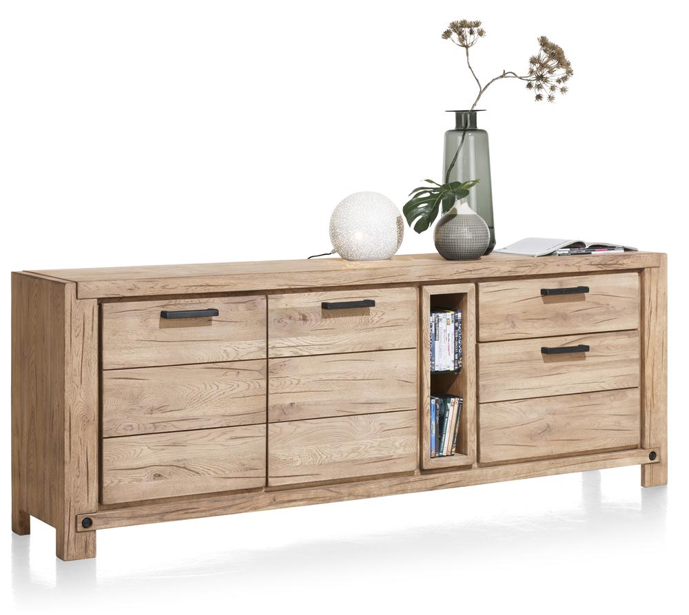 Habufa Maestro and Maitre Sideboards-Sideboard-Habufa-220-Natural-Wood top-Against The Grain Furniture