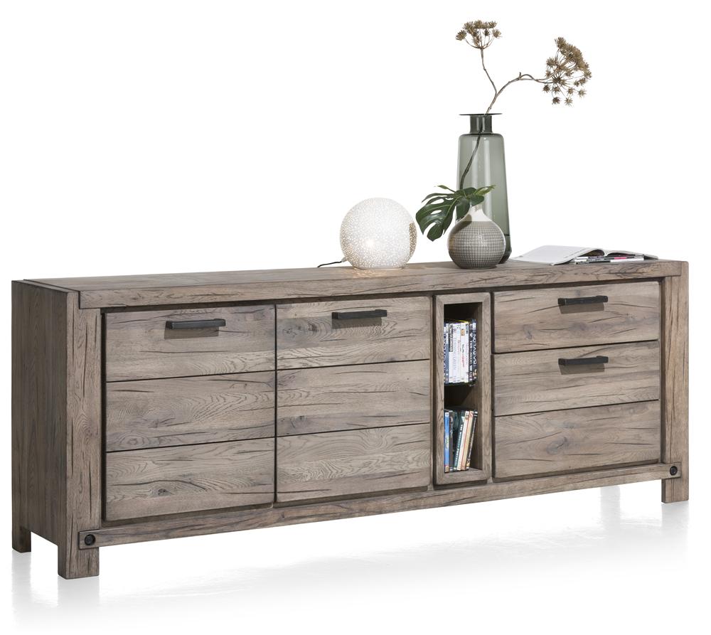 Habufa Maestro and Maitre Sideboards-Sideboard-Habufa-220-Grey Plumb-Wood top-Against The Grain Furniture