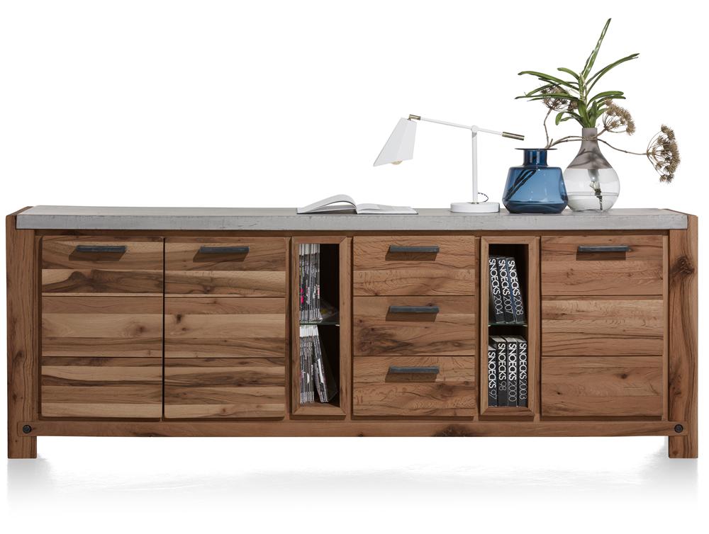 Habufa Maestro and Maitre Sideboards-Sideboard-Habufa-190-Natural-Wood top-Against The Grain Furniture