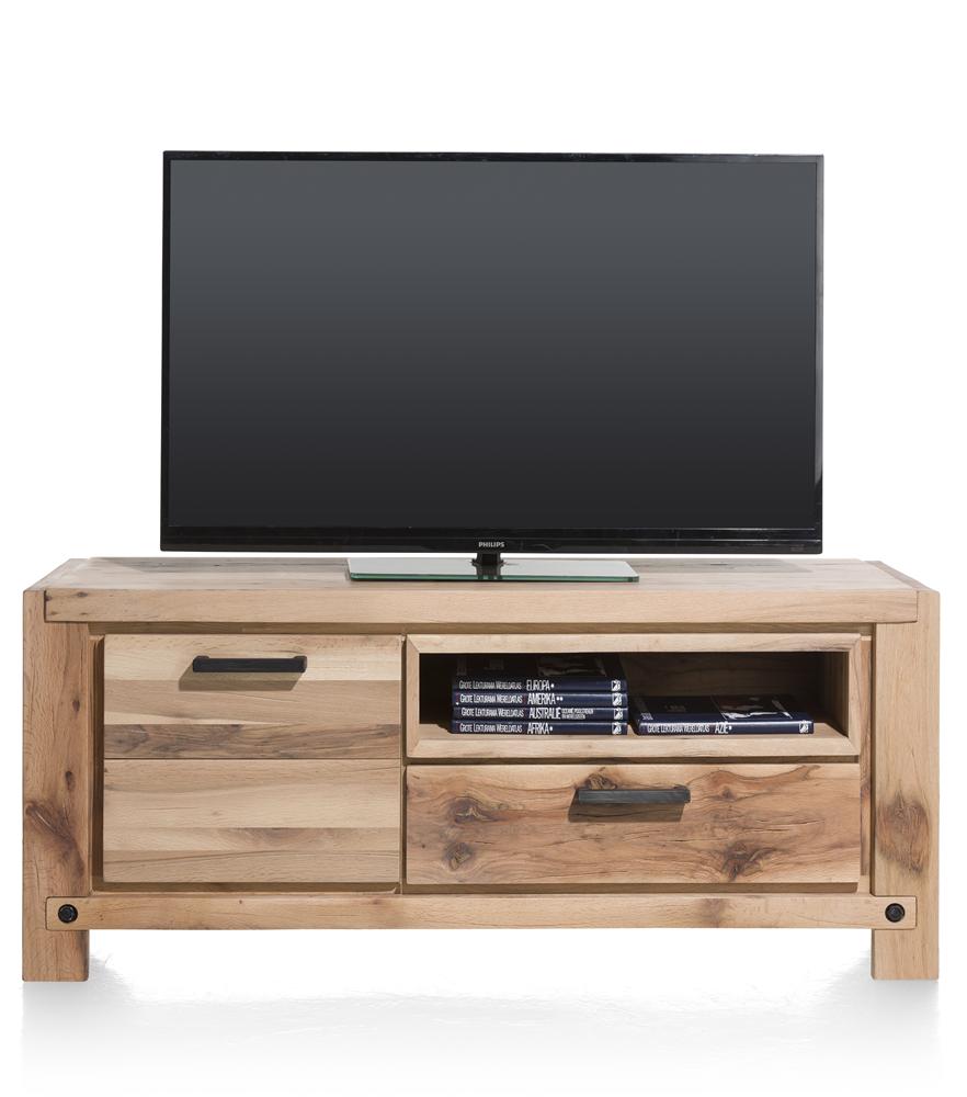 Habufa Maestro and Maitre Lowboard TV Media Cabinets-Tv and Media Unit-Habufa-Natural-140-Wooden-Against The Grain Furniture