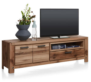 Habufa Maestro and Maitre Lowboard TV Media Cabinets-Tv and Media Unit-Habufa-Brown-170-Wooden-Against The Grain Furniture