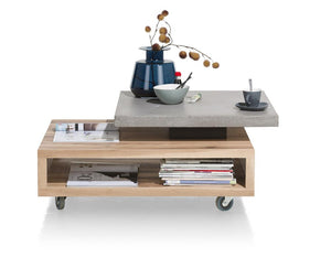 Habufa Maestro and Maitre Turntable Top Coffee Tables-Coffee Tables-Habufa-Natural-Against The Grain Furniture