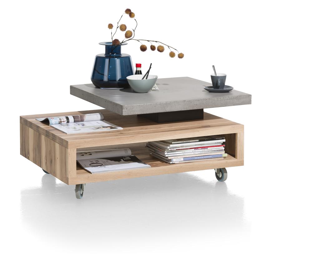 Habufa Maestro and Maitre Turntable Top Coffee Tables-Coffee Tables-Habufa-Natural-Against The Grain Furniture