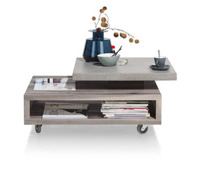 Habufa Maestro and Maitre Turntable Top Coffee Tables-Coffee Tables-Habufa-Grey Plumb-Against The Grain Furniture