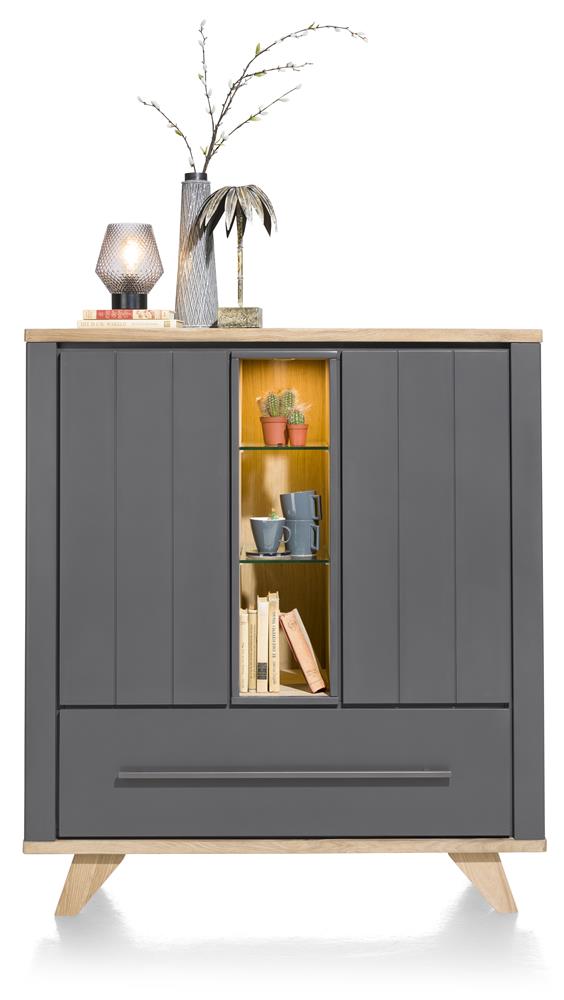 Habufa Jardin Highboard Cabinet-highboard cabinets-Habufa-Grey-Against The Grain Furniture