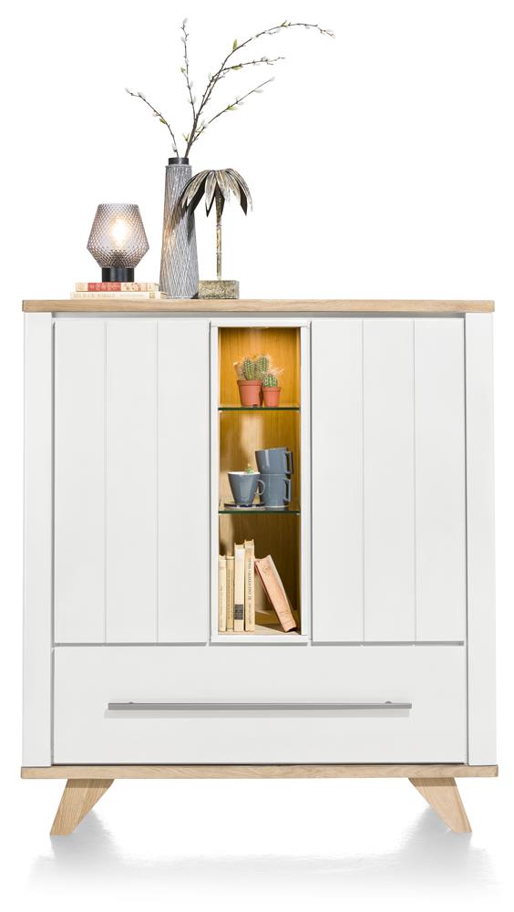 Habufa Jardin Highboard Cabinet-highboard cabinets-Habufa-White-Against The Grain Furniture