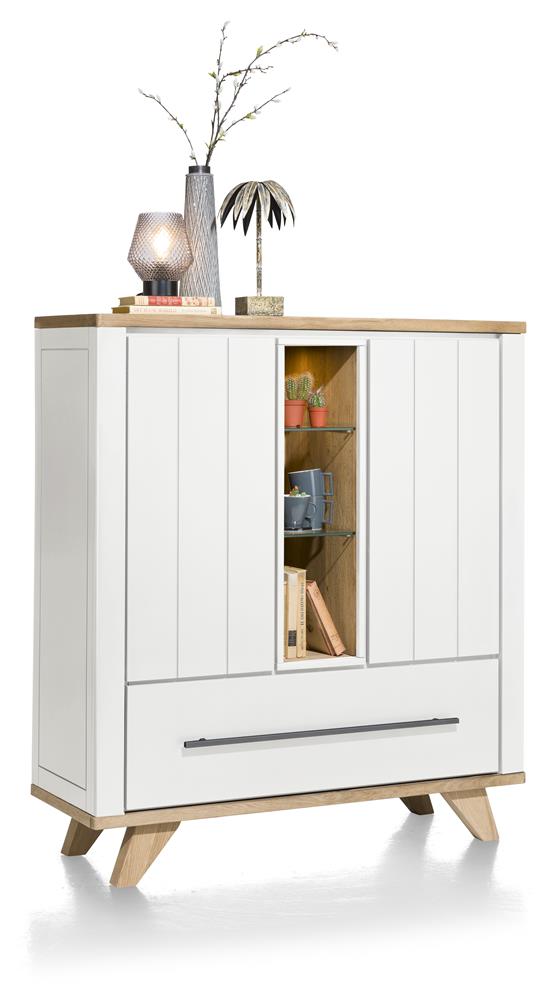 Habufa Jardin Highboard Cabinet-highboard cabinets-Habufa-Grey-Against The Grain Furniture