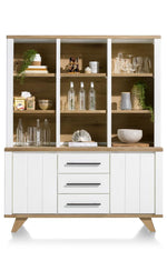 Habufa Jardin Buffet Display Cabinet-Buffet Hutch-Against the Grain Furniture-White-Against The Grain Furniture