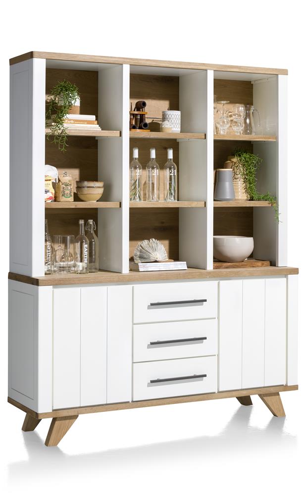 Habufa Jardin Buffet Display Cabinet-Buffet Hutch-Habufa-Grey-Against The Grain Furniture