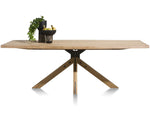 Habufa Jardin Starburst Oak Dining Table-Dining Tables-Habufa-230 x 105-Against The Grain Furniture