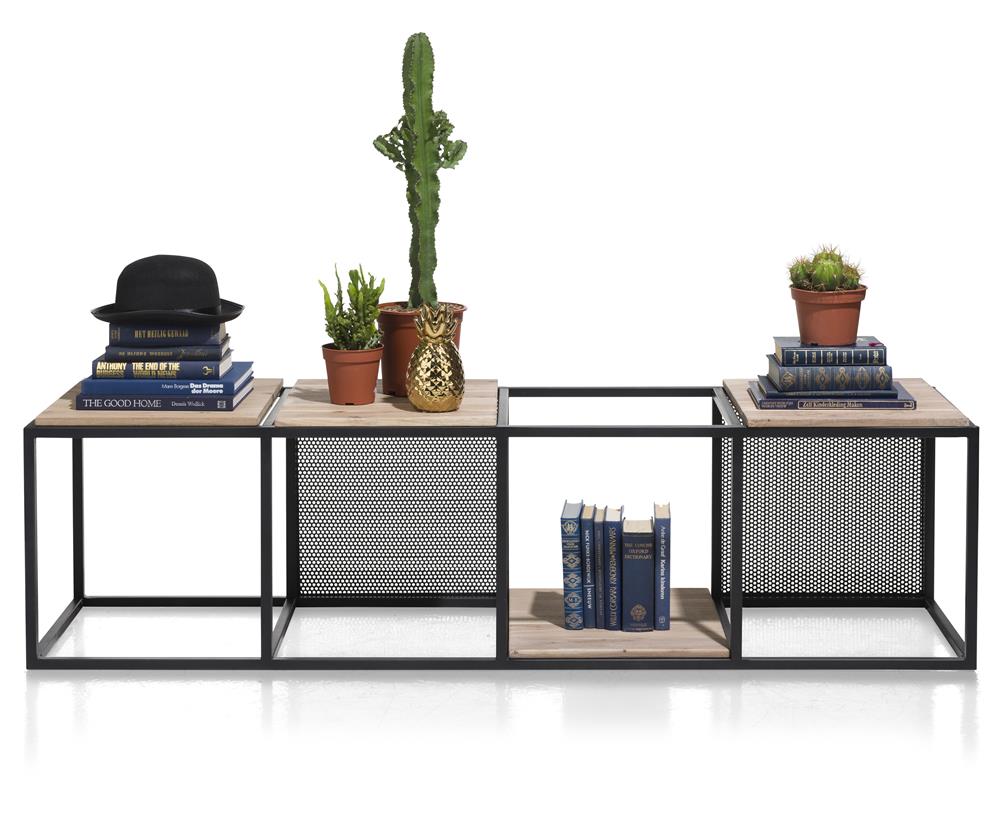 Habufa Vincent Modular Shelving System-Bookcase-Habufa-2 Niches and 2 Shelves 88cm height-Against The Grain Furniture