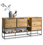 [Habufa_City-sideboards-Habufa-190cms-Medium Oak-Against The Grain Furniture