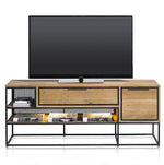 [Habufa_City-TV lowboards-Habufa-150cms-Medium Oak-Against The Grain Furniture