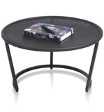 [Habufa_City-Side Table-Habufa-Round 50cms Black-Against The Grain Furniture