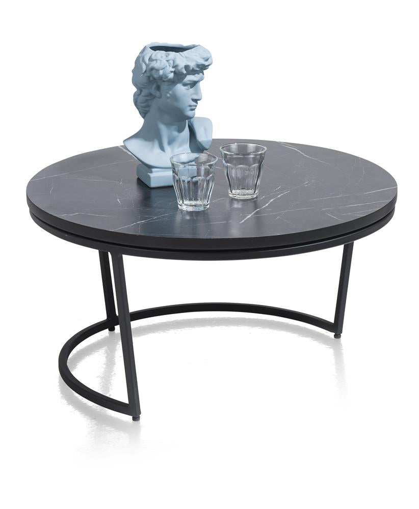 [Habufa_City-Side Table-Habufa-Round 65cms Black-Against The Grain Furniture