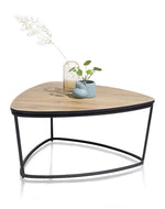 [Habufa_City-Side Table-Habufa-Triangular 80 x 85 Medium Oak-Against The Grain Furniture