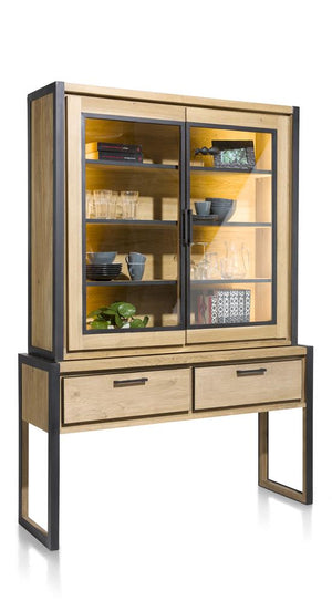 Habufa Metalox Glass Storage Hall Cabinet-display cabinet-Habufa-Cabinet-Against The Grain Furniture