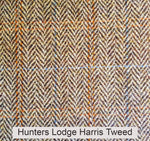 Granby Harris Tweed and Leather Footstools.-harris tweed footstool-Carlton Vintage-Against The Grain Furniture