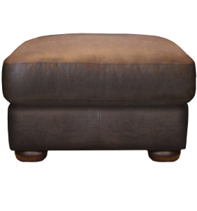 Discontinued Fabrics and Leathers on Madison sofas-Sofas-john lewis-stool 64 cm-Tan Semi Aniline-Against The Grain Furniture