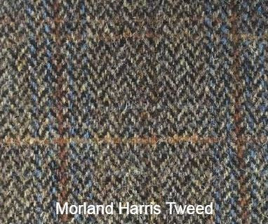 Granby Harris Tweed and Leather Modular Corner Groups-harris tweed corner groups-Carlton Vintage-Against The Grain Furniture