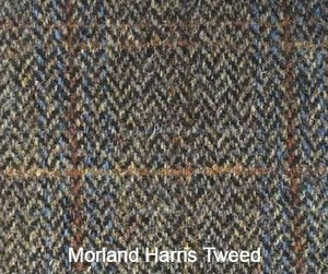 Stanford Harris Tweed and Leather Accent Chair.-harris tweed accent chairs-Against The Grain Furniture-Morland-Against The Grain Furniture