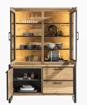 Habufa Metalox Glass Buffet Cabinet-display cabinet-Habufa-Against The Grain Furniture