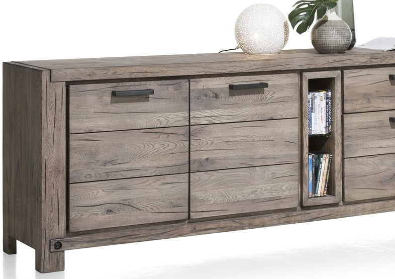 Habufa Maestro and Maitre Sideboards-Sideboard-Habufa-240-Grey Plumb-Wood top-Against The Grain Furniture