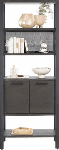Ridgefield Urban Oak Room Divider Anthracite