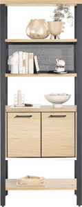 Ridgefield Urban Oak Room Divider Natural Oak