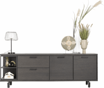 Ridgefield Urban Oak Sideboards in Anthracite