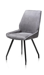 [Scott-Detroit]-Dining Chairs-Habufa-Anthracite-Against The Grain Furniture