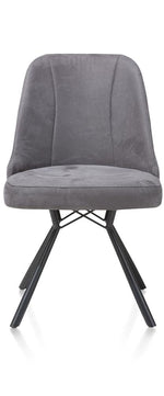 Habufa Eefje Dining Chairs-[Habufa Detroit]-[Furniture Village Detroit]-Anthracite-Against The Grain Furniture