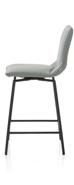Habufa Davy/Boston Bar Stools-[Habufa Boston]-[Furniture Village Boston]-Anthracite/Black Legs-Against The Grain Furniture