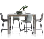 Habufa Davy/Boston Bar Stools-Bar Stools-Habufa-Mint/Black legs-Against The Grain Furniture